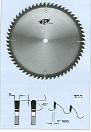 FS Tool L1A400<br>16" x 1", Saw Blades for Non-Ferrous Metals, TCG, 100 Teeth