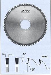 FS Tool L5040072-80<br>400mm x 80mm-4/2ph, XL4000 Panel Sizing Saw Blades, ATB, 72 Teeth