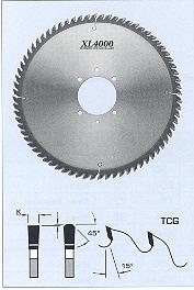 FS Tool L5250872-80<br>500mm x 80mm-2ph, XL4000 Panel Sizing Saw Blades, TCG, 72 Teeth