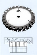 FS Tool 54DL08-1 LH<br>8" x 1", Fine Dado Sets, 40 Teeth
