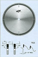 FS Tool L01200<br>8" x 5/8", Fine Cross Cut Saw Blades for Plastic, TC2, 60 Teeth