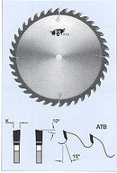 FS Tool L03300<br>12" x 1", Cross Cut Saw Blades, ATB, 48 Teeth