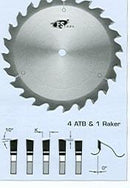 FS Tool L07300*<br>12" x 1", Radial Arm Saw Blades, ATB, 36 Teeth