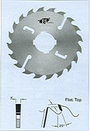 FS Tool L14352<br>14" x 4", Gang Rip Saw Blades with 2+2 Rakers, Flat Top, 24+2+2 Teeth