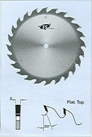 FS Tool L18300<br>12" x 1", Heavy Duty Rip Saw Blades, Flat Top, 24 Teeth