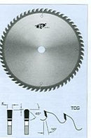 FS Tool L19400<br>16" x 1", Cross Cut Saw Blades, TCG, 80 Teeth