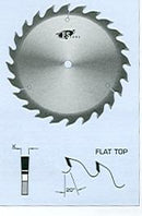 FS Tool L21250TK<br>10" x 5/8", Thin Kerf Rip Saw Blades, Flat Top, 24 Teeth
