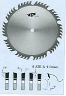 FS Tool LH502<br>12" x 1", Combination/Planer Saw Blades, 60 Teeth