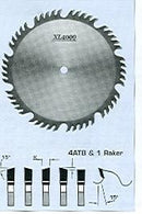 FS Tool S55250<br>10" x 5/8", XL4000 Combination/Planer Saw Blades, ATB, 50 Teeth