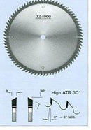 FS Tool SM6301<br>12" x 1", XL4000 Chip-Free Melamine Trim Blades, High ATB 30 Degree, 100 Teeth